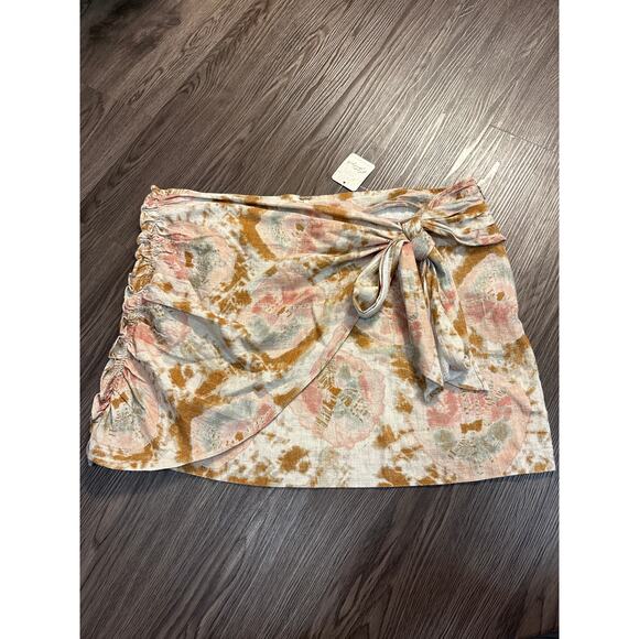 Free People NWT Boho Sweet As Beach Mini Skirt - Picture 4 of 9